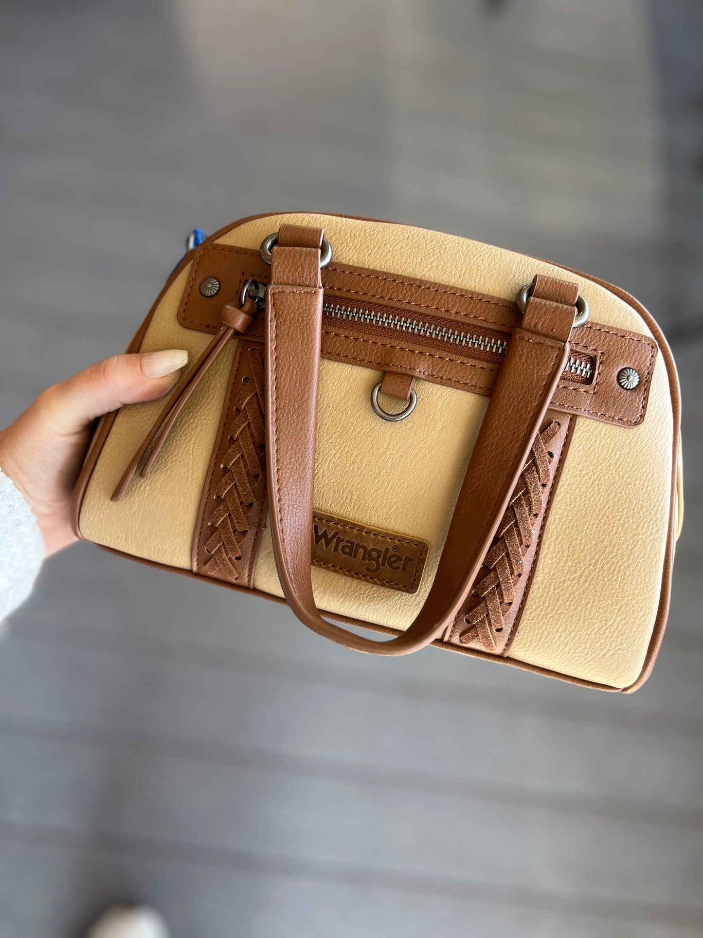 Wrangler Whipstitch Satchel