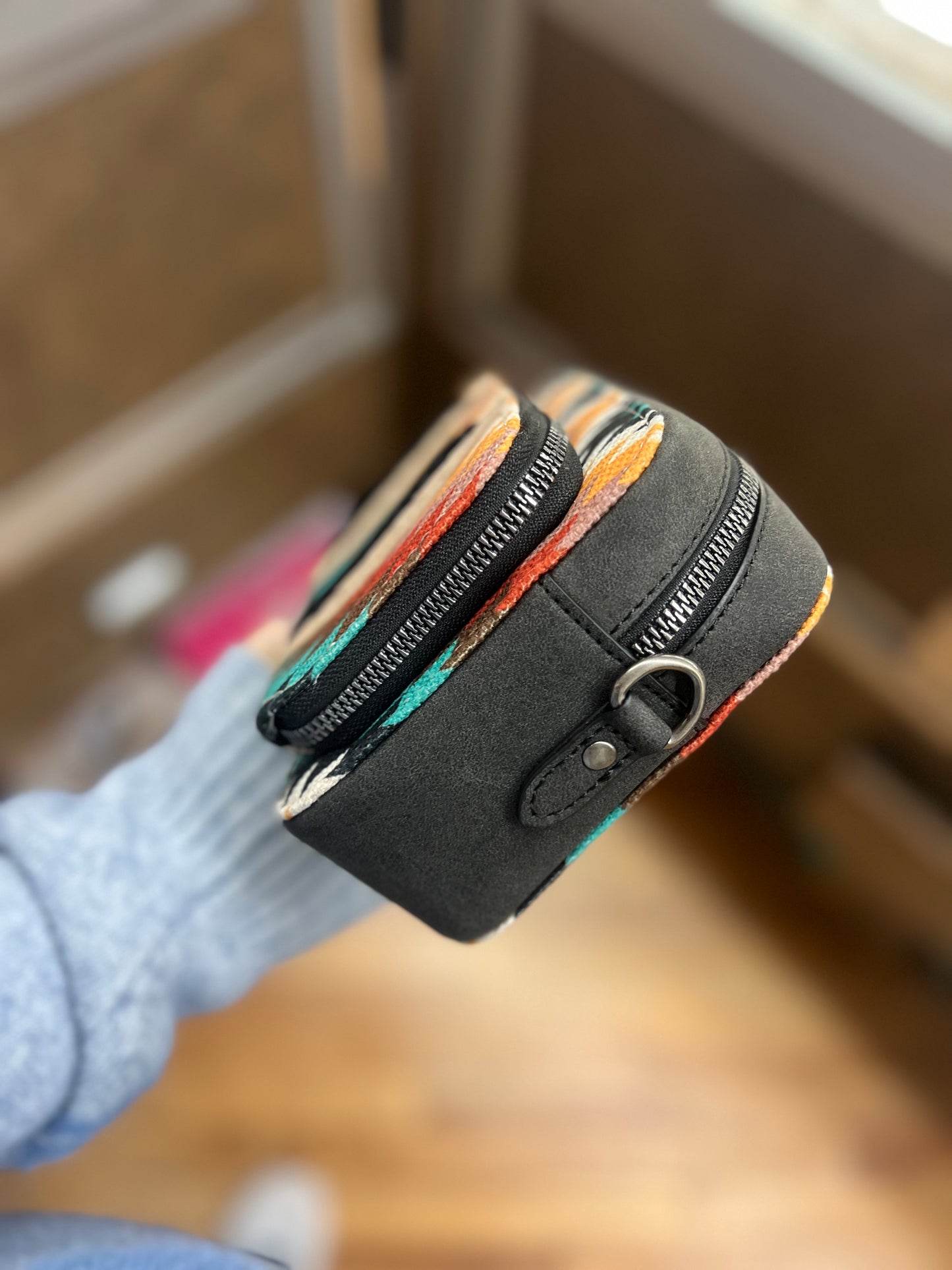 Wrangler Southwestern Double Sided Crossbody