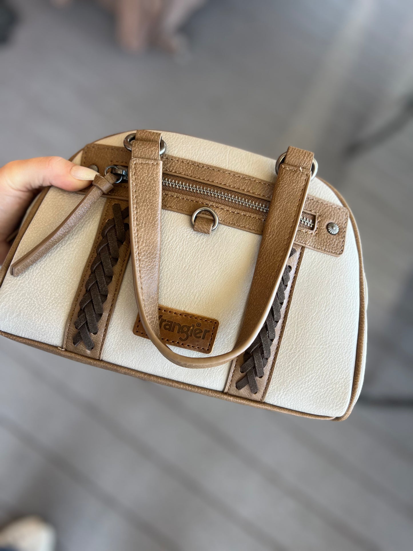Wrangler Whipstitch Satchel