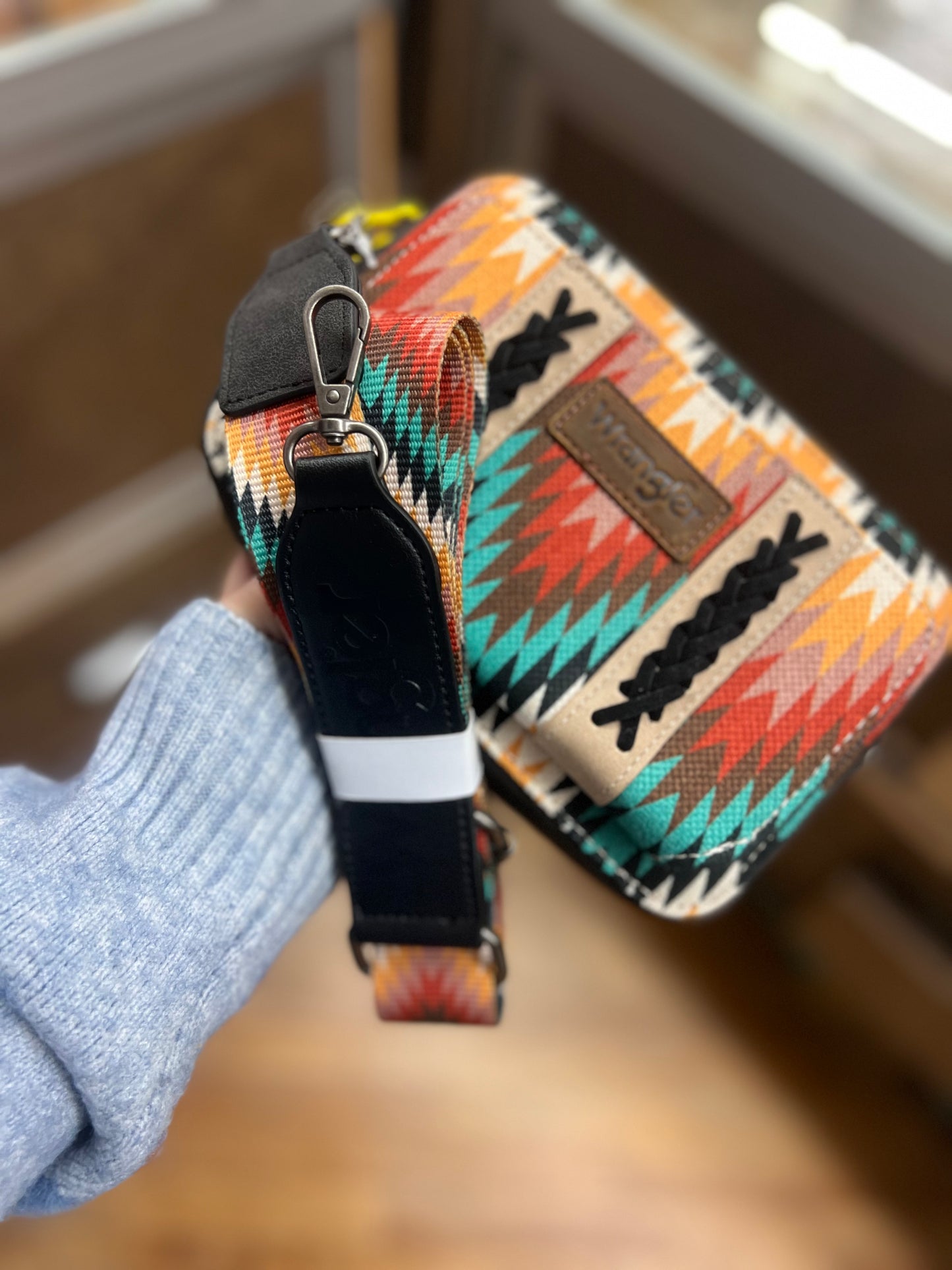 Wrangler Southwestern Double Sided Crossbody