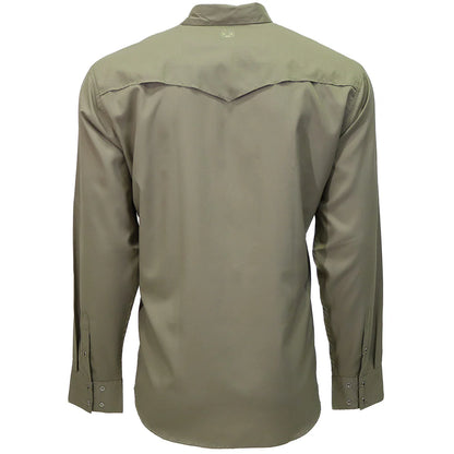 Hooey Sol Vetiver Pearl Snap