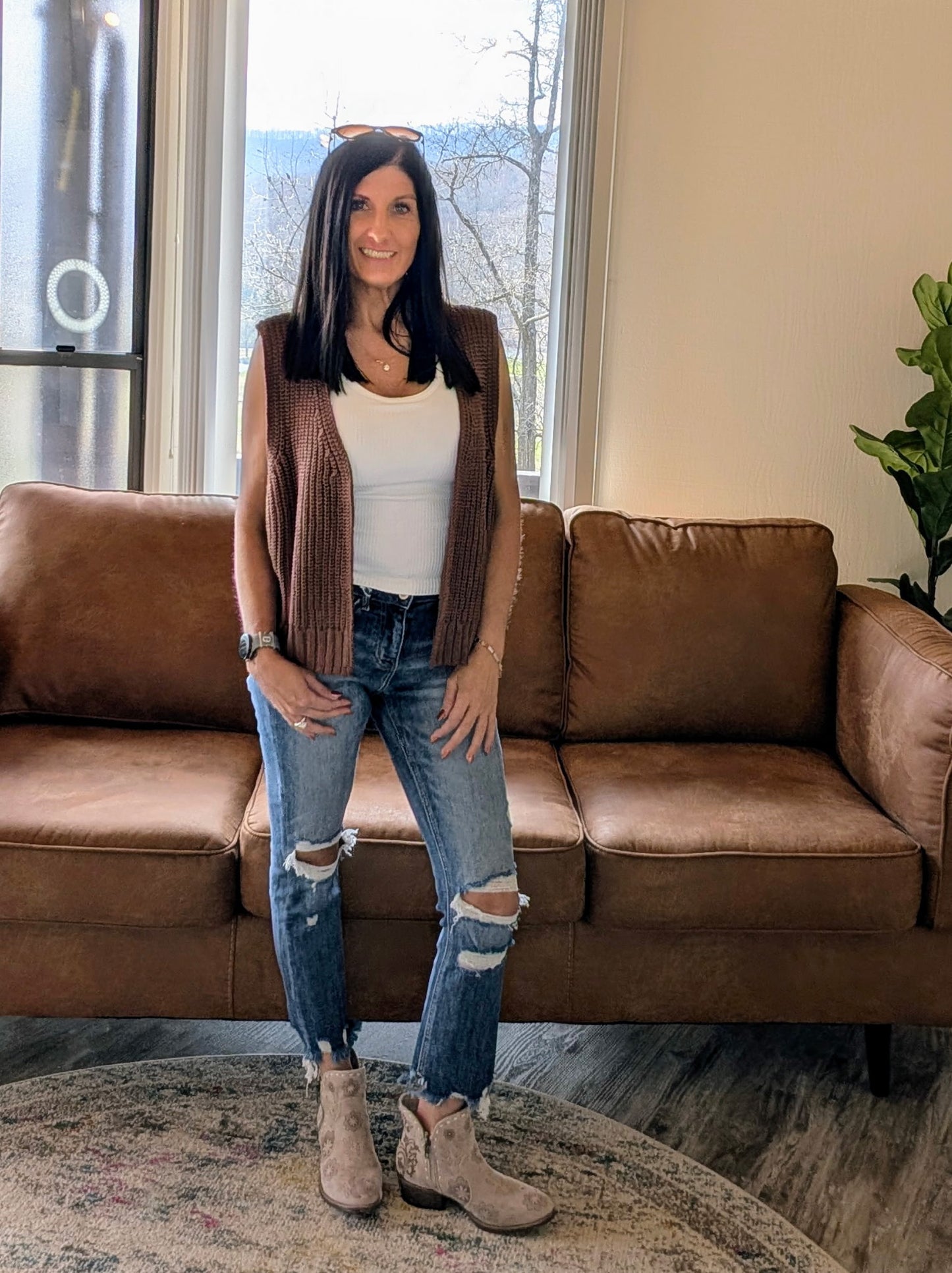 Record Setting High Rise Straight Jeans