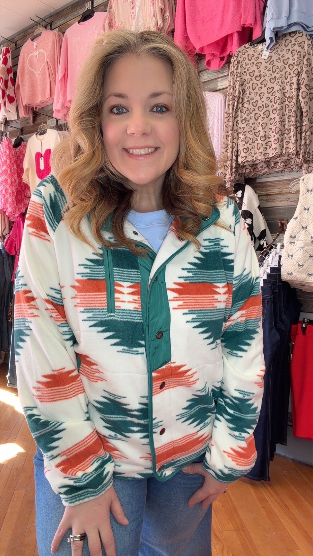 Aztec Fleece Jacket