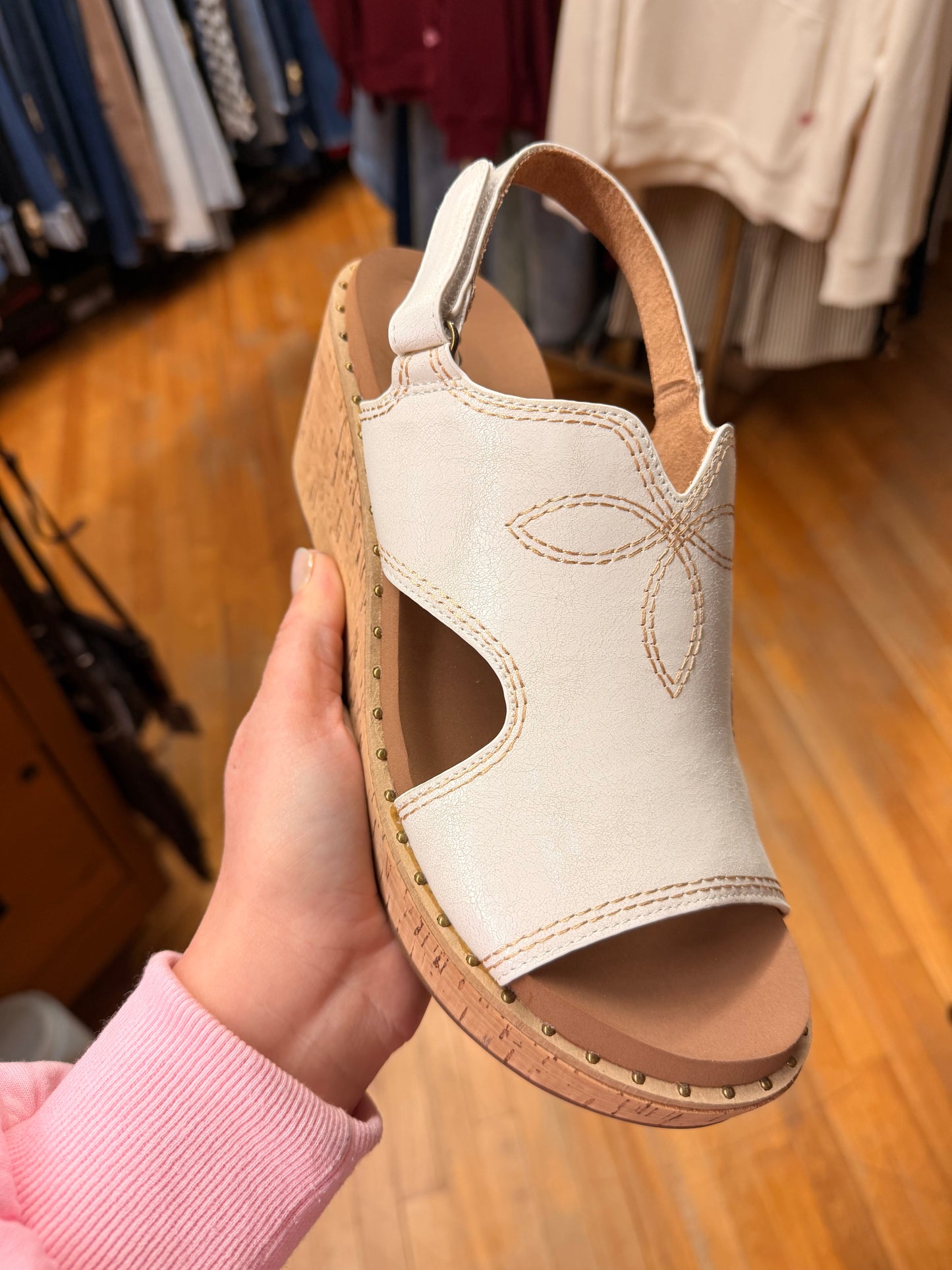 Corkys Darlin Wedge Sandals (A)