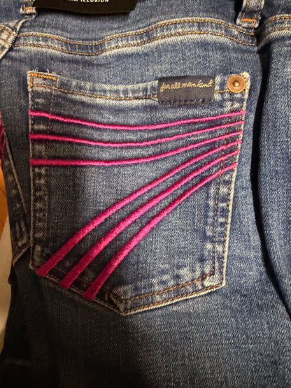 7 Dojo Hot PInk Jeans