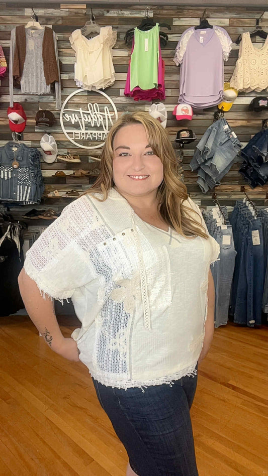 Wildflower Web Top