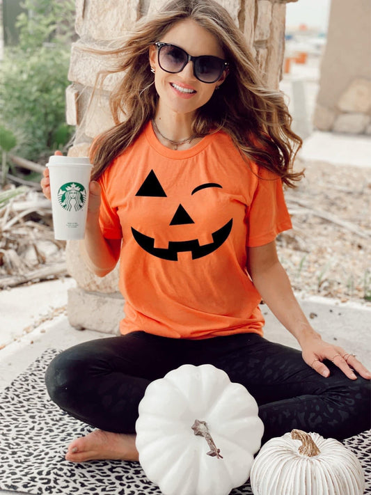 Winking Pumpkin Tee