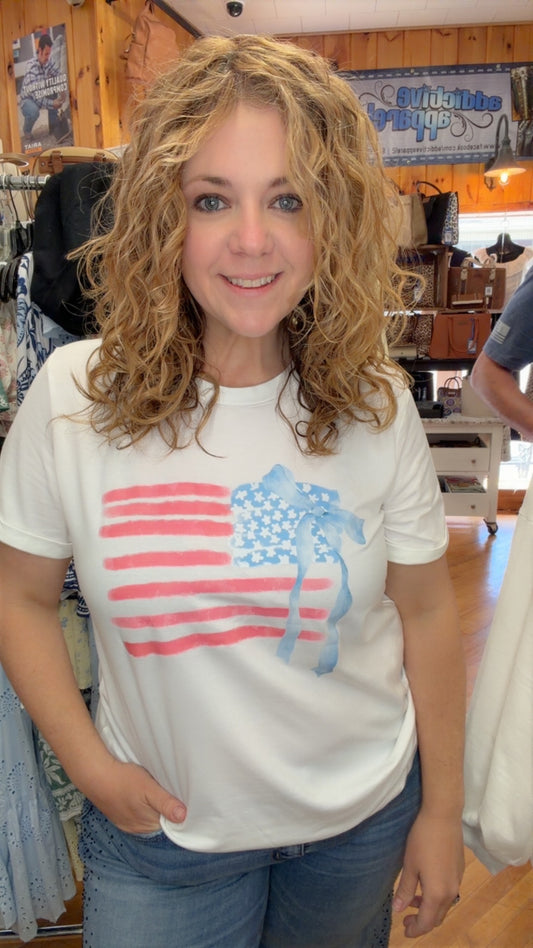 Americana Bow Knot Tee