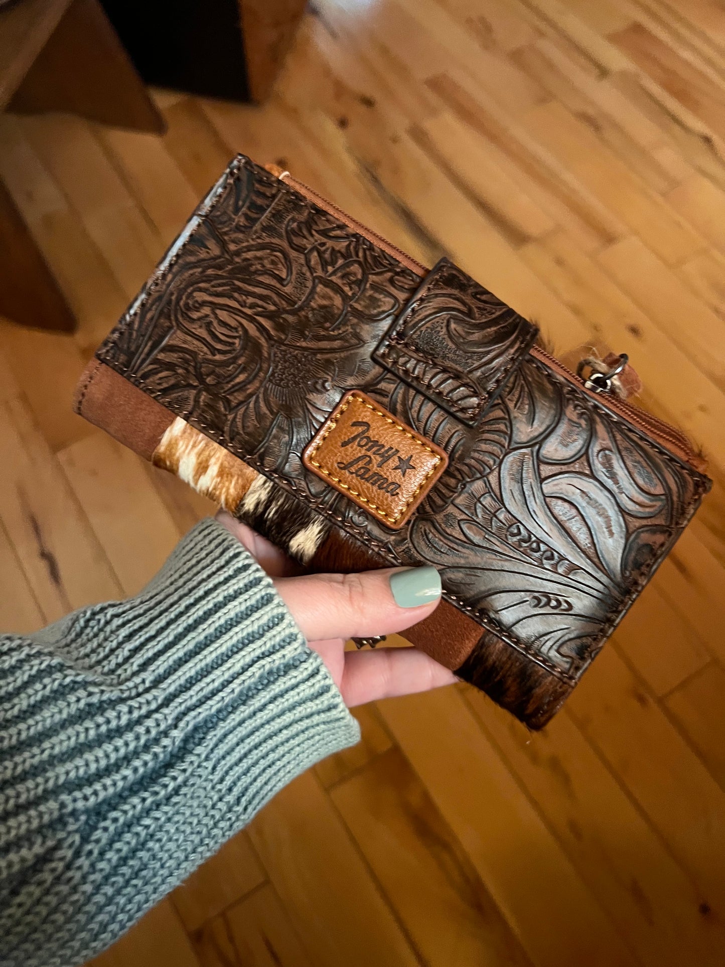 Tony Lama Hide Wallet