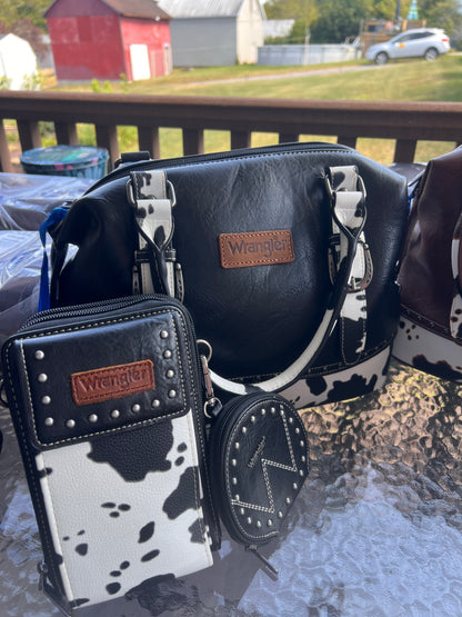 Wrangler Barrel Satchel 3pc Set