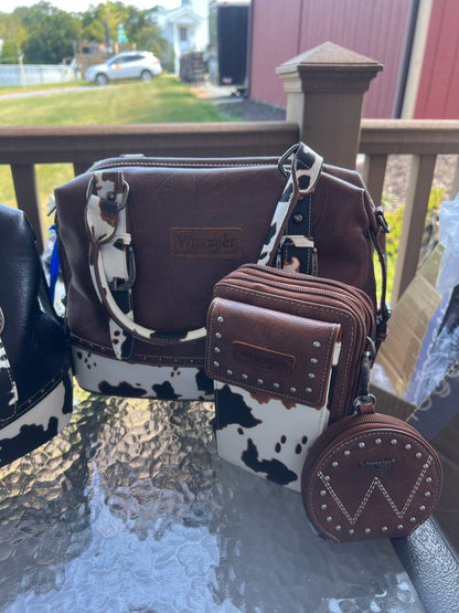 Wrangler Barrel Satchel 3pc Set