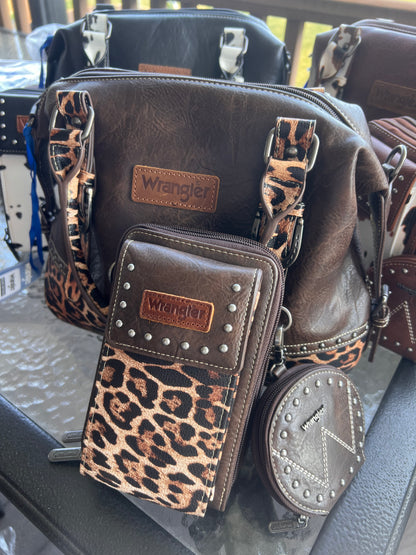 Wrangler Barrel Satchel 3pc Set