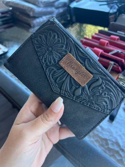 Wrangler Floral Tooled Bi-Fold Wallet