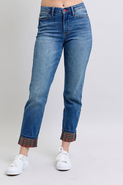 Best Of The Plaid Boyfriend Judy Blue Jeans