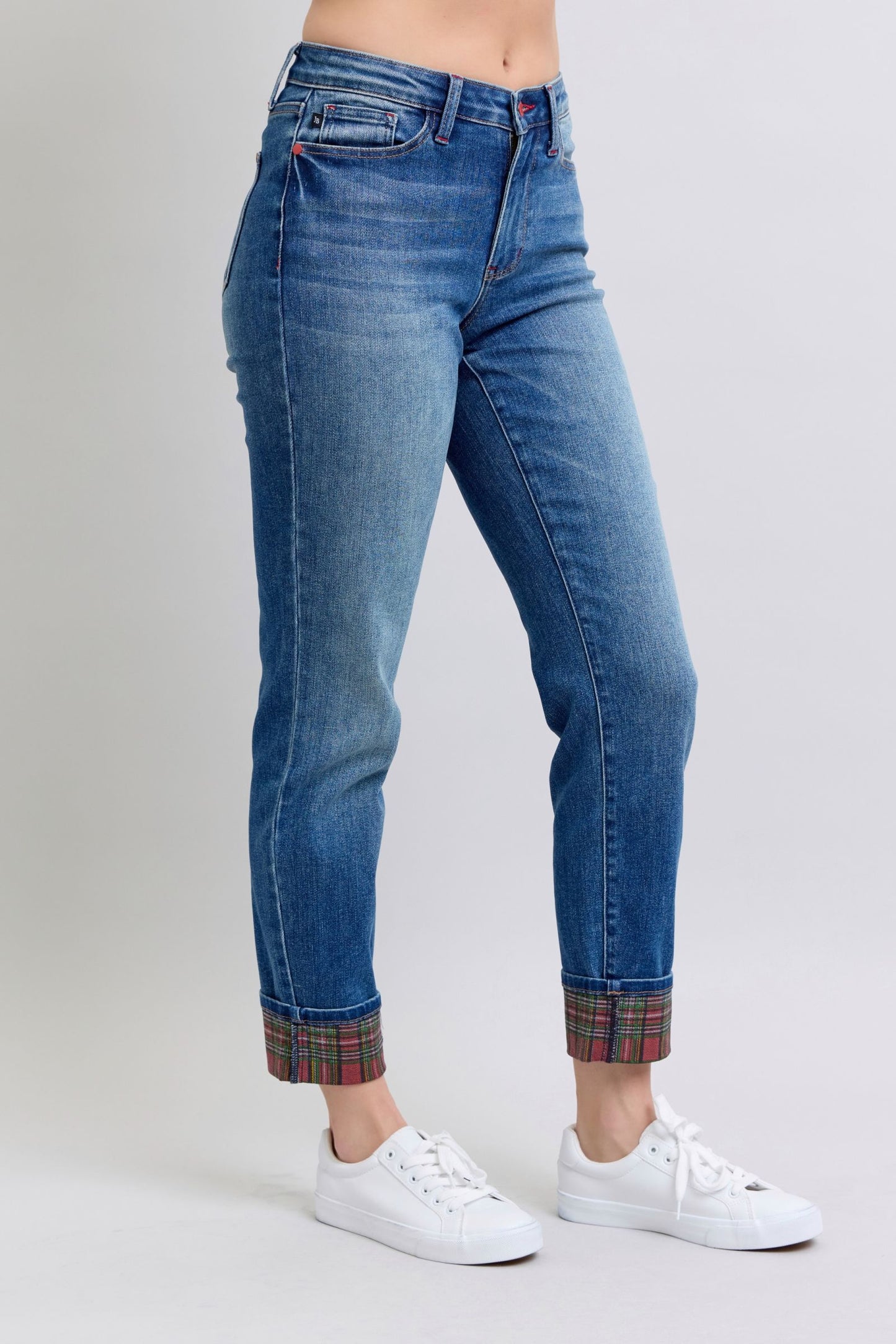 Best Of The Plaid Boyfriend Judy Blue Jeans