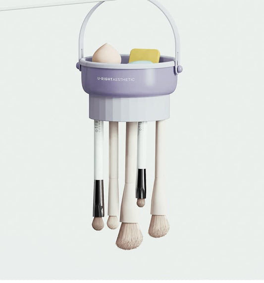 Hanging Makeup Brush/Sponge Rack