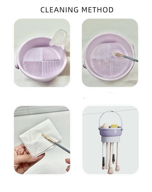 Hanging Makeup Brush/Sponge Rack