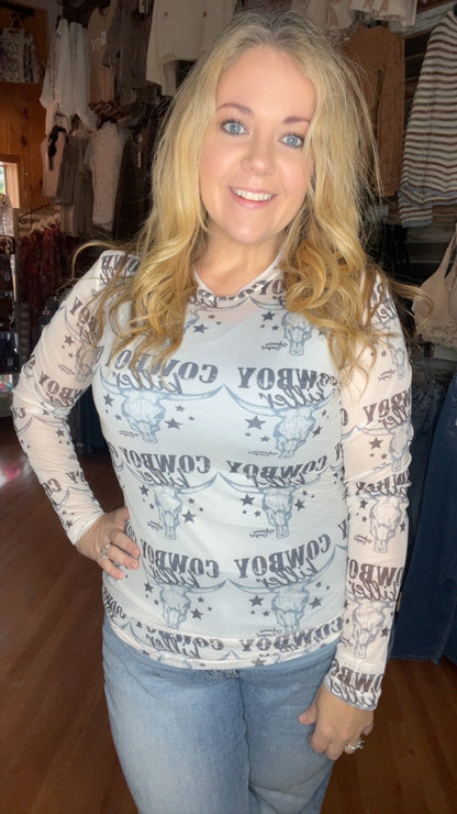 Cowboy Killer Mesh Top