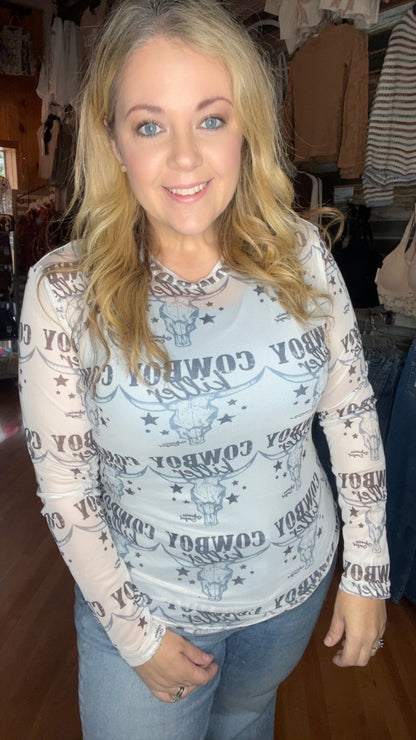 Cowboy Killer Mesh Top