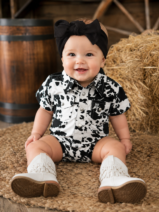 Cow Print Onsie Unisex