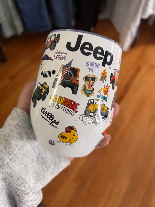 Jeep Wine Tumbler