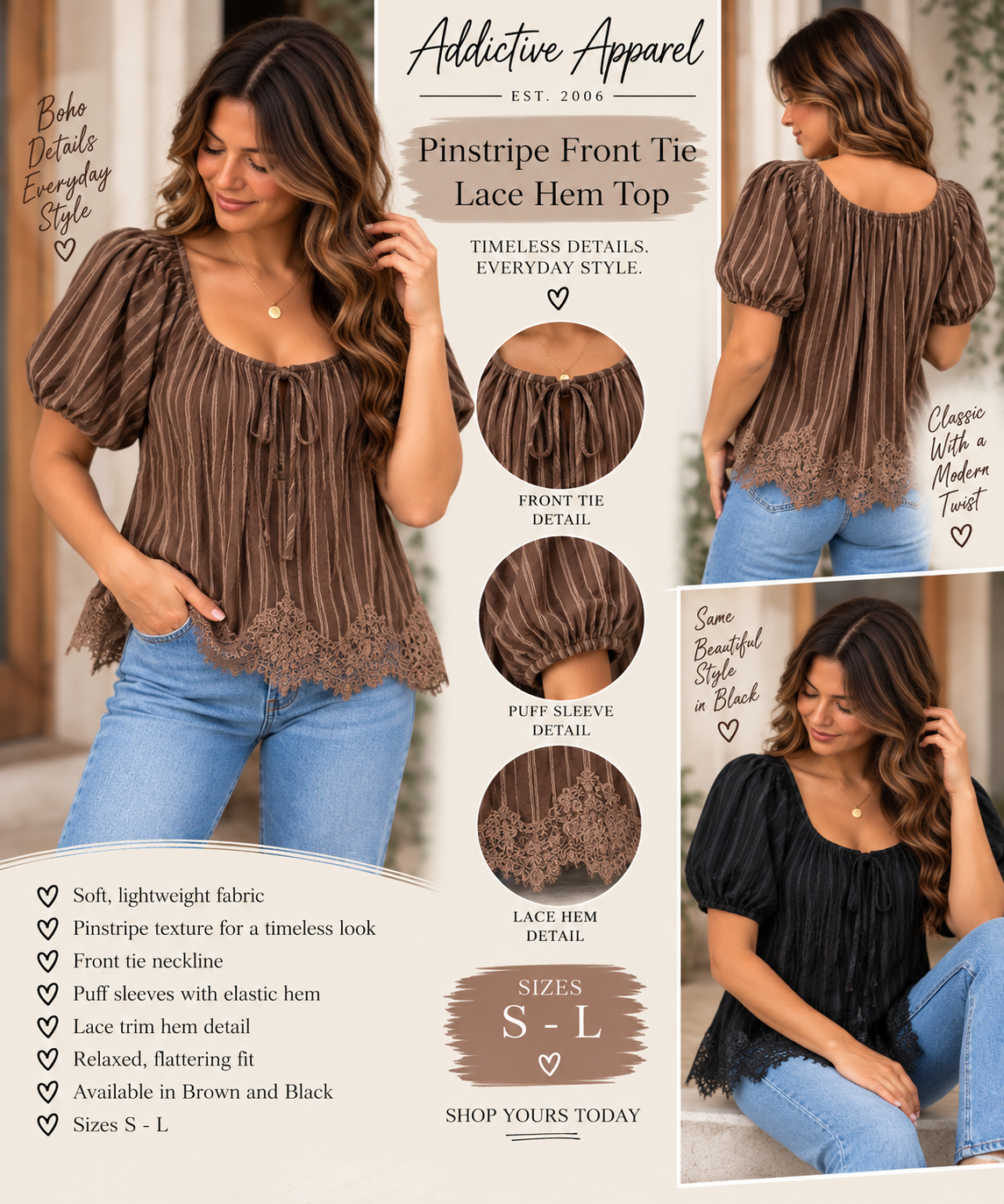 Pinstripe Top