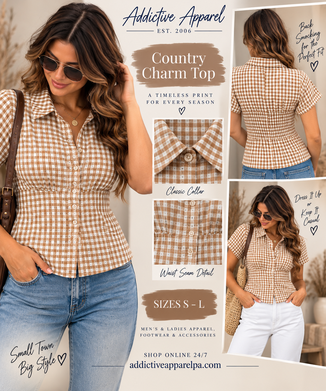 Country Chic Top