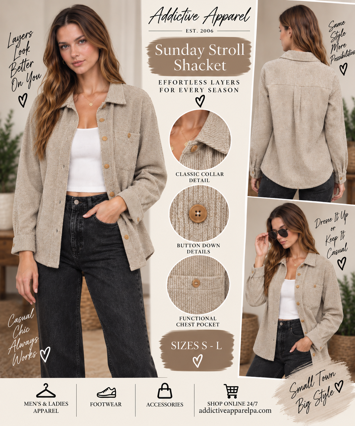 Sunday Stroll Shacket