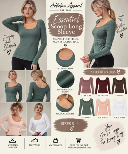 Essential Scoop Long Sleeve