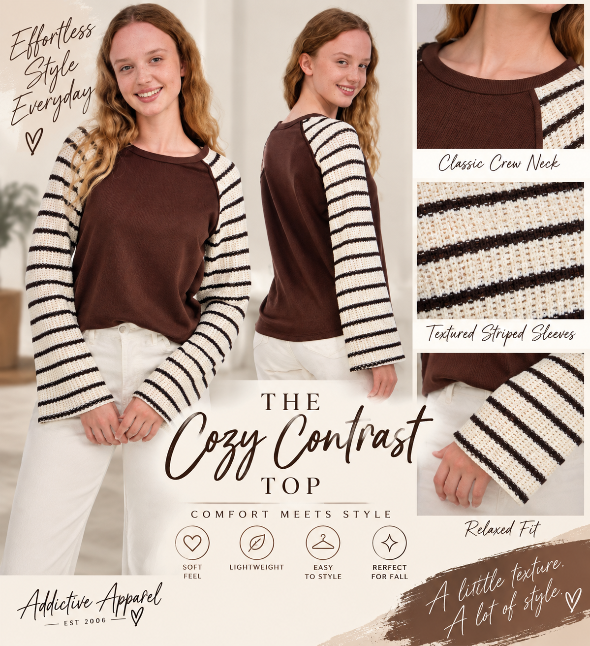 The Cozy Contrast Top