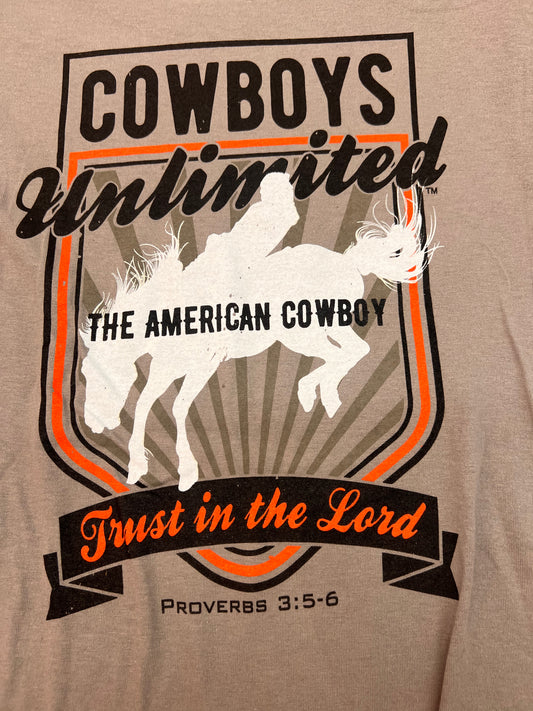 Cowboy Trust In The Lord Tee
