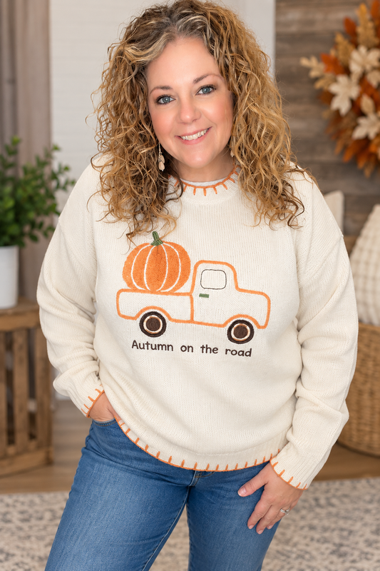 Autumn On The Road Sweater