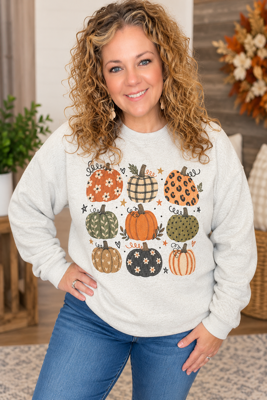 Painted Pumpkin Sweatshirt