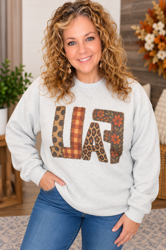 Patchwork Fall Sweatshirt