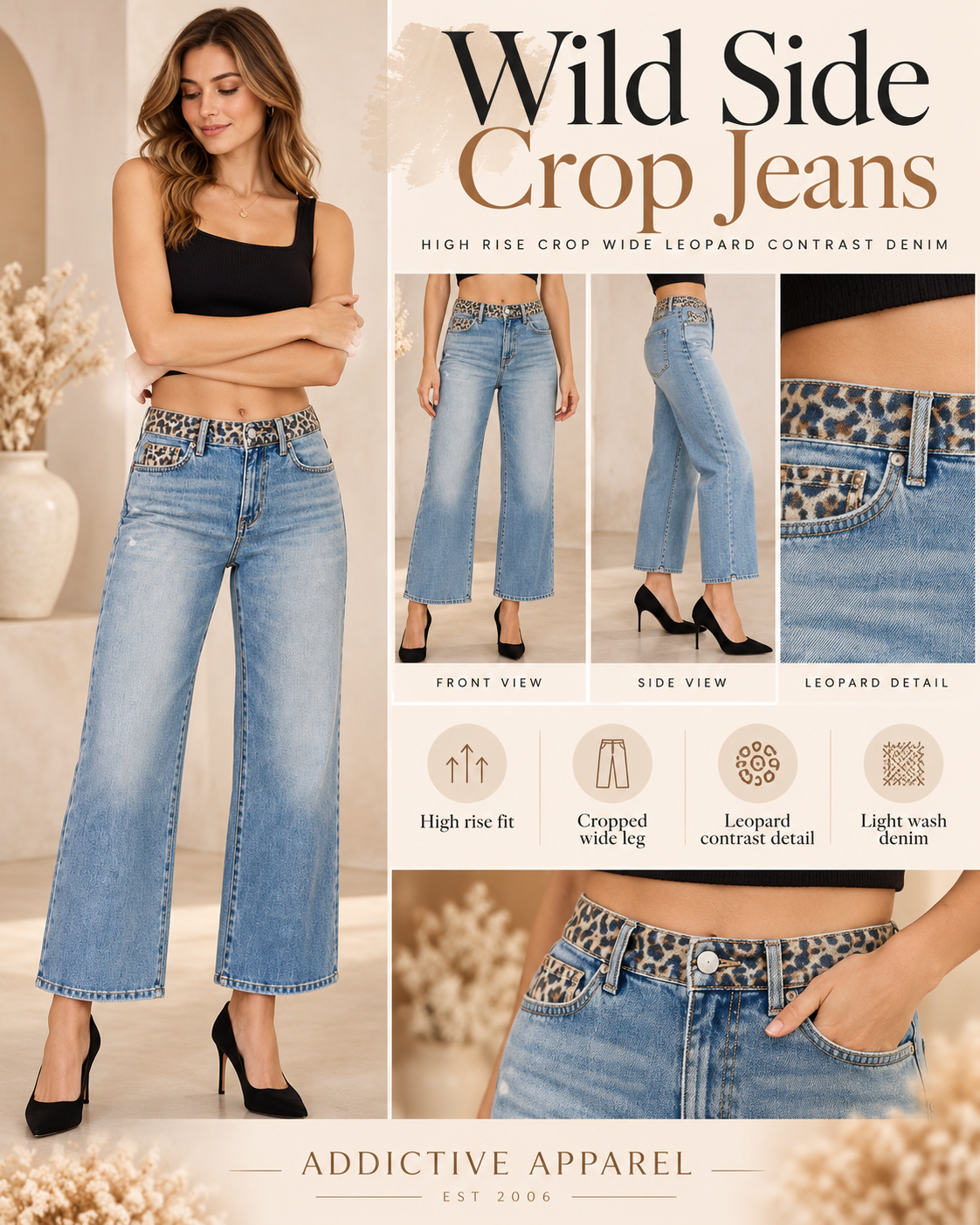 Wild Side Crop Jeans