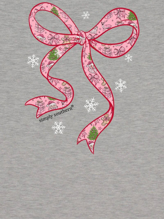 Simply Southern Santa Bow Tee
