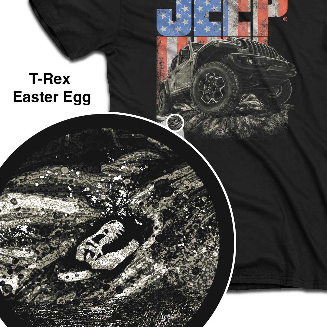 Jeep USA Rocks Tee