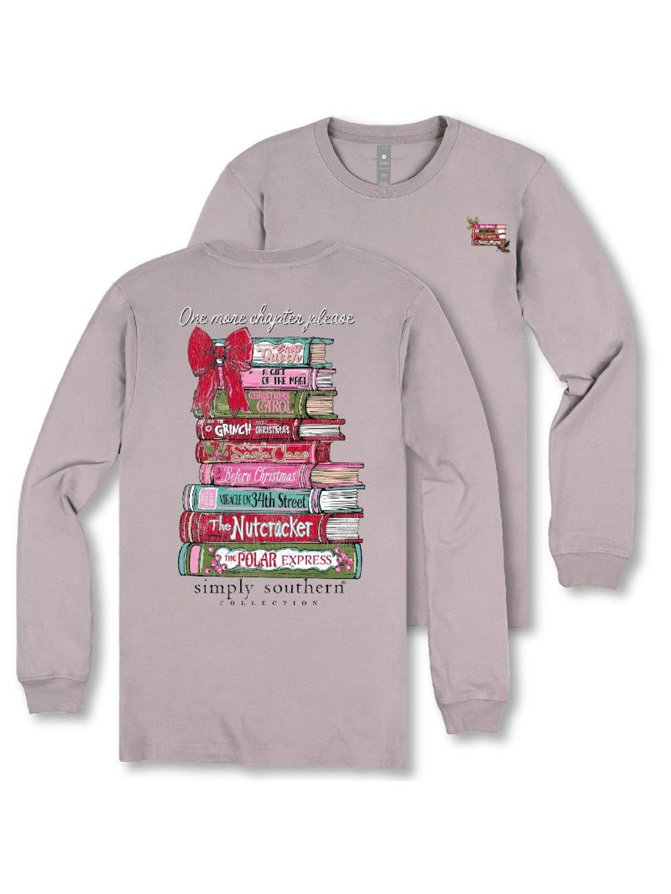 Simply Southern Christmas Books Longsleeve