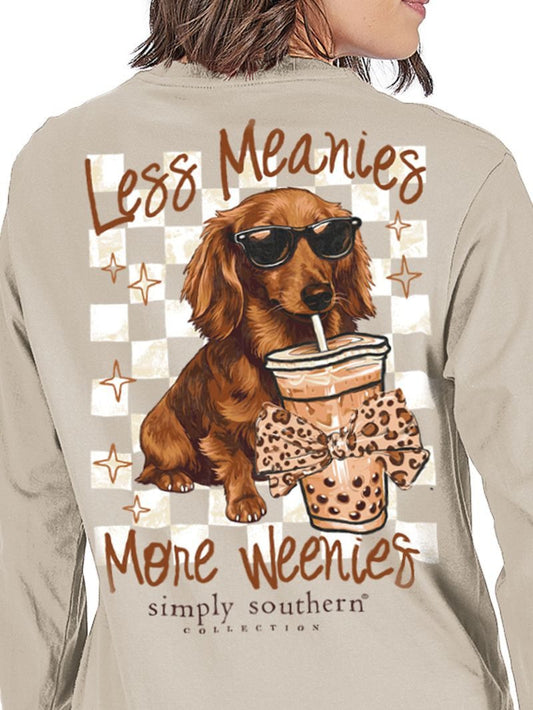 Simply Southern Less Meanies More Weenies Longsleeve