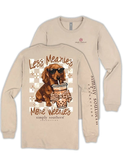 Simply Southern Less Meanies More Weenies Longsleeve