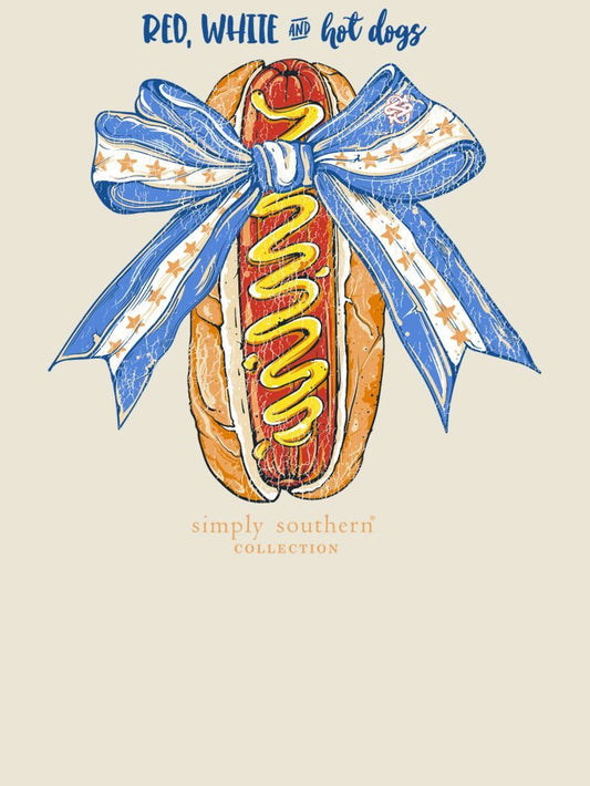 Red White & Hot Dogs Tee
