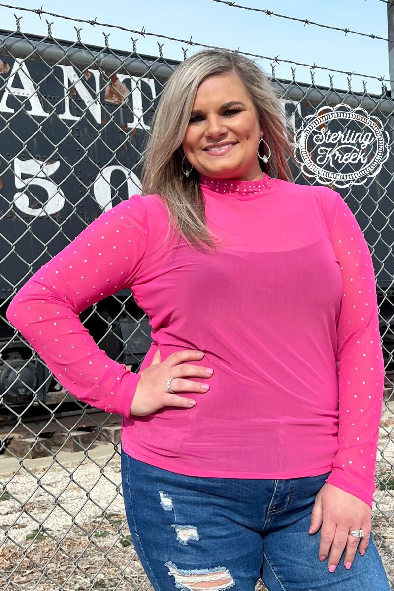 Stars At Night Mesh Top