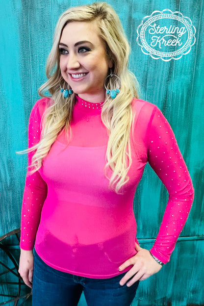 Stars At Night Mesh Top