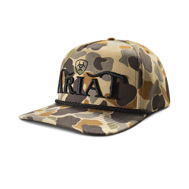 Ariat Camo 3D Embroidered Hat