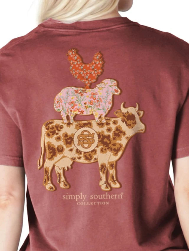 Simply Southern Farm Tee Adult or Youth