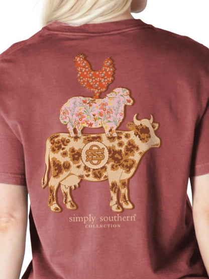 Simply Southern Farm Tee Adult or Youth