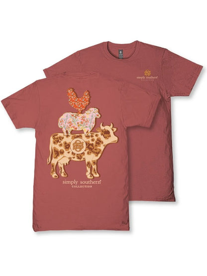 Simply Southern Farm Tee Adult or Youth