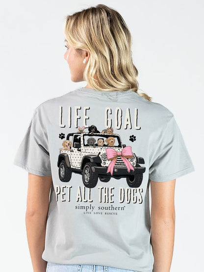 Simply Southern Life Goals Tee