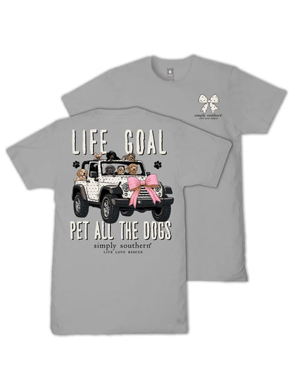 Simply Southern Life Goals Tee