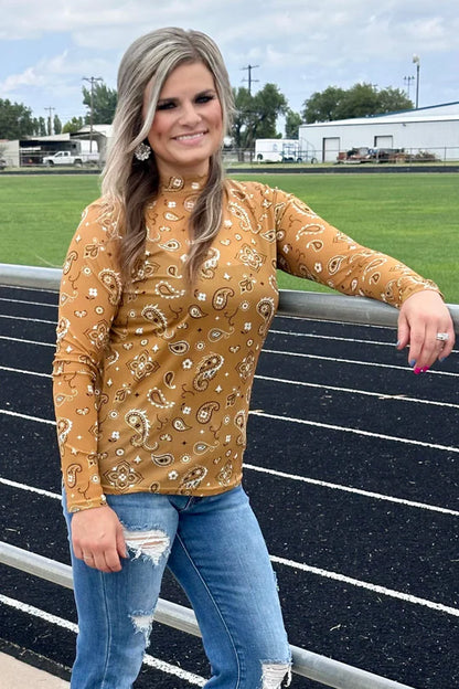 Bandana Babe Mesh Top